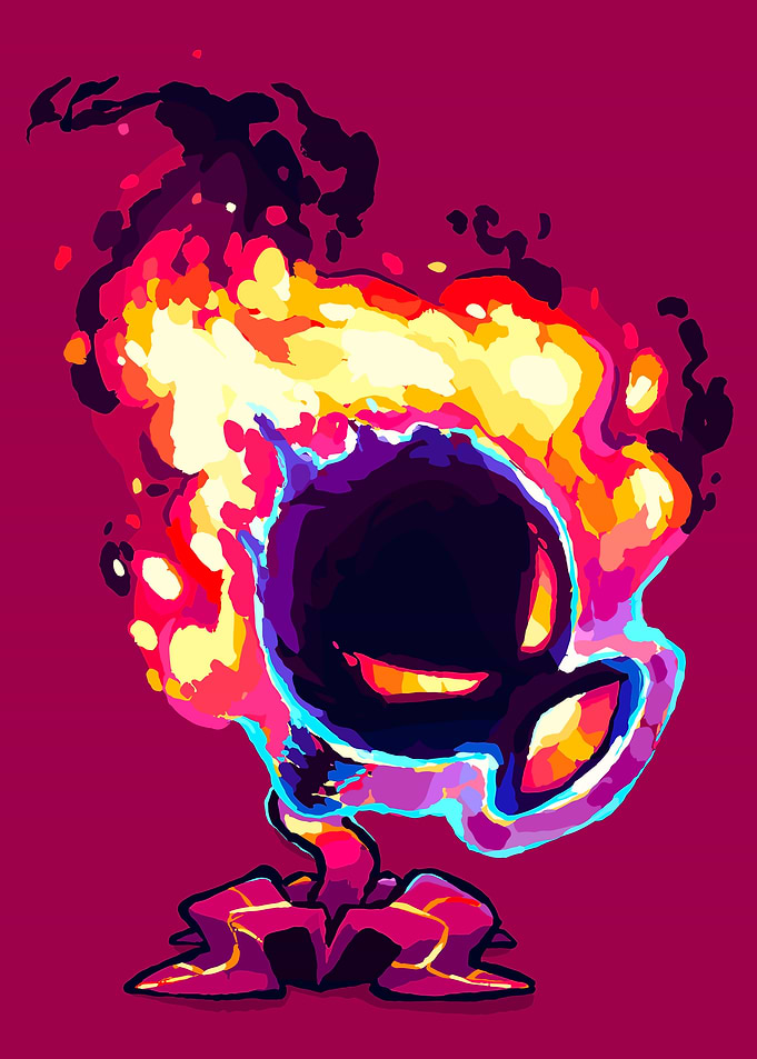 Flaming Peashooter: Plants vs zombies