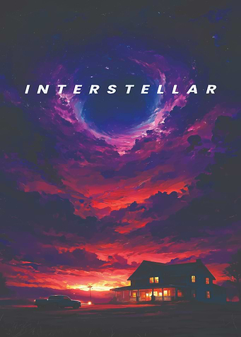 Interstellar Movie Poster Art