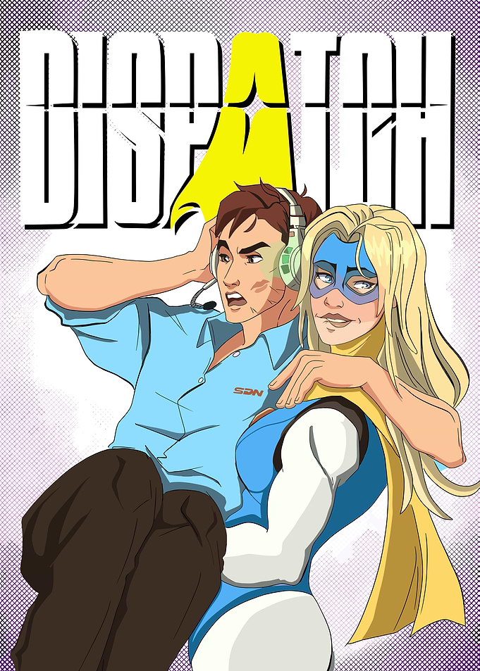 Ninja Troll Dispatch Comic Art