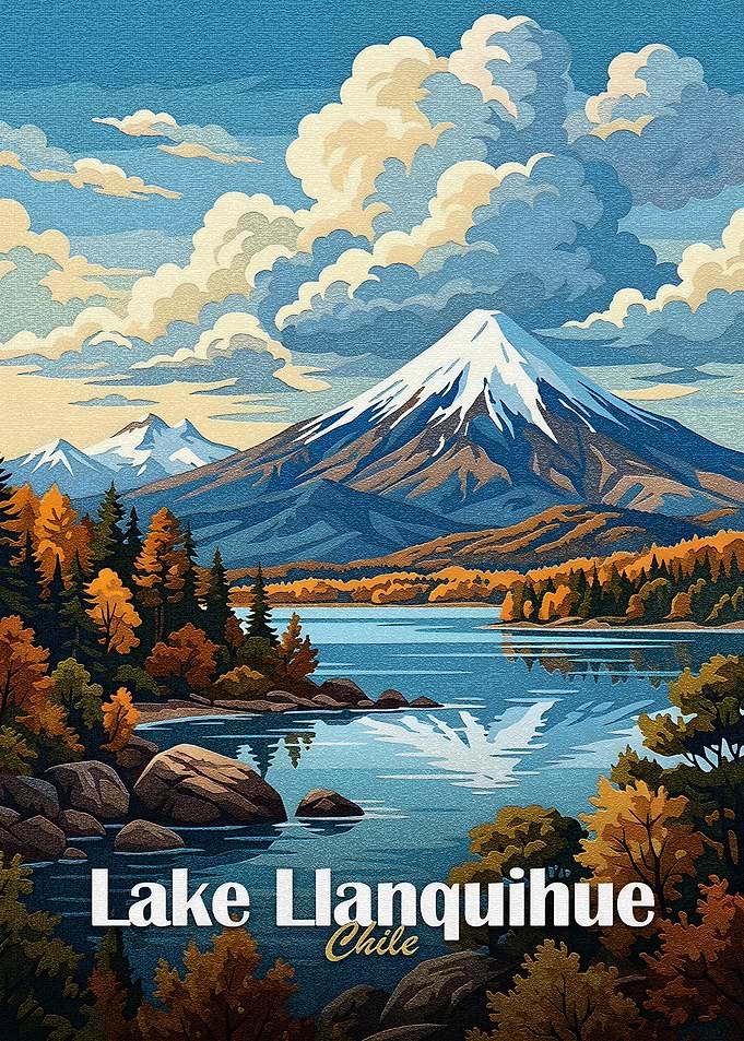 Lake Llanquihue, Chile Landscape Art