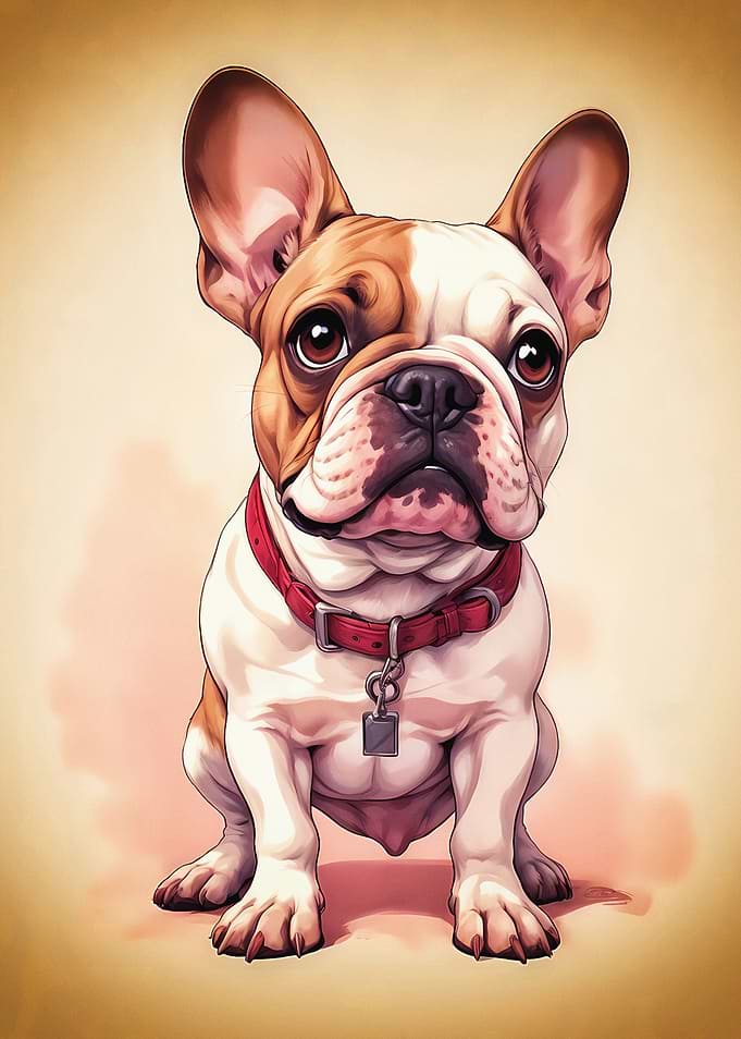 Cute French Bulldog Portrait