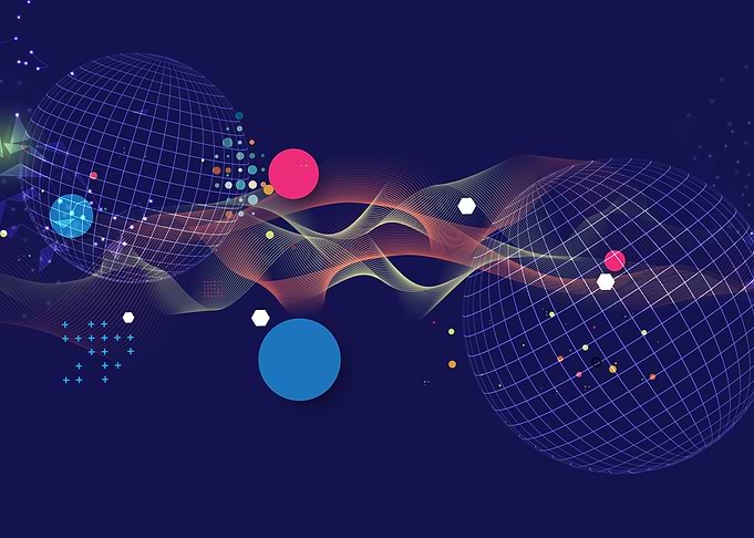 Abstract Spheres and Waves on Blue