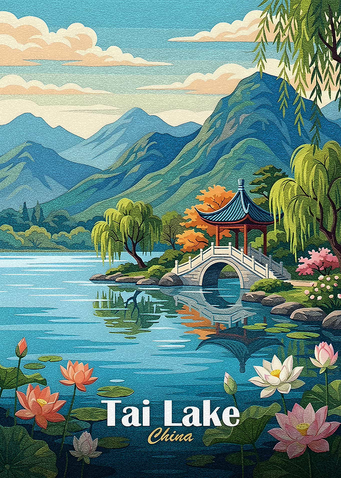 Tai Lake, China Landscape Art