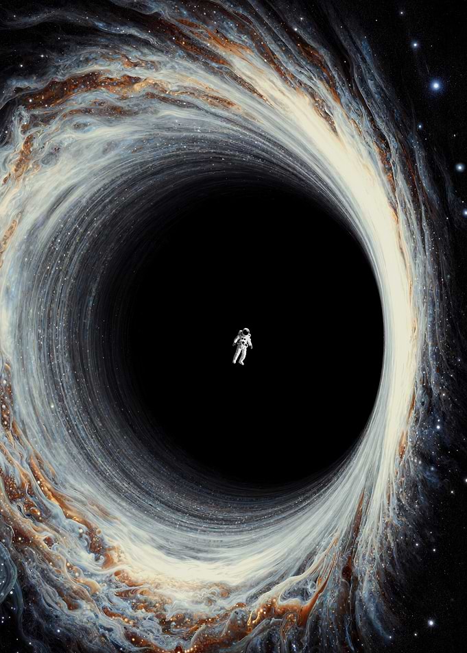 Astronaut in a Black Hole