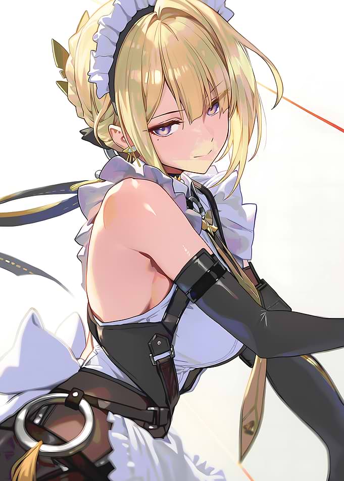 Anime Girl Maid Outfit