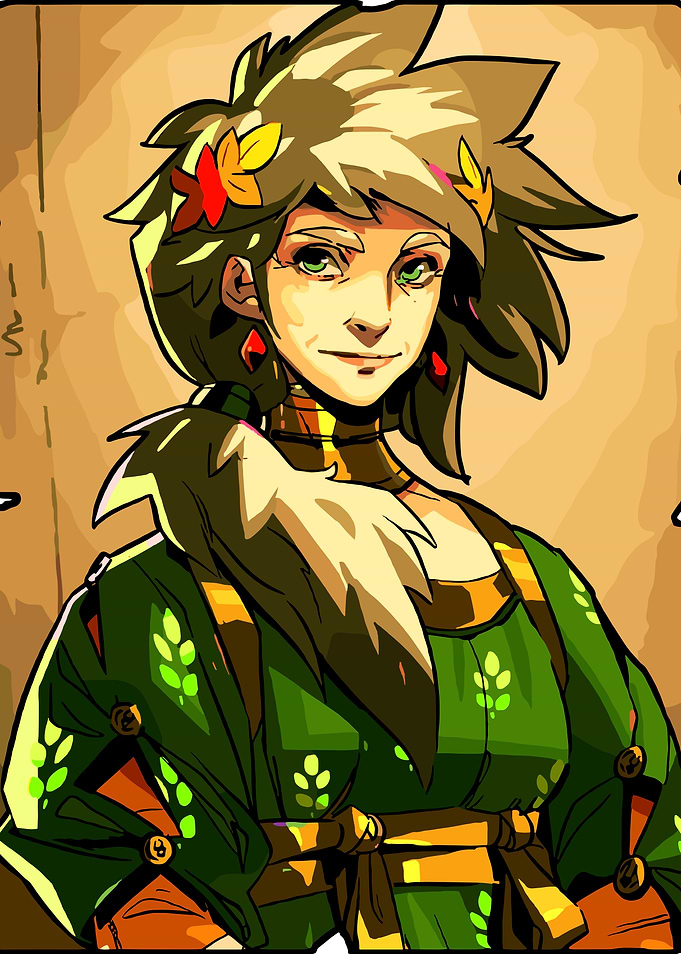 Demeter from Hades game portrait