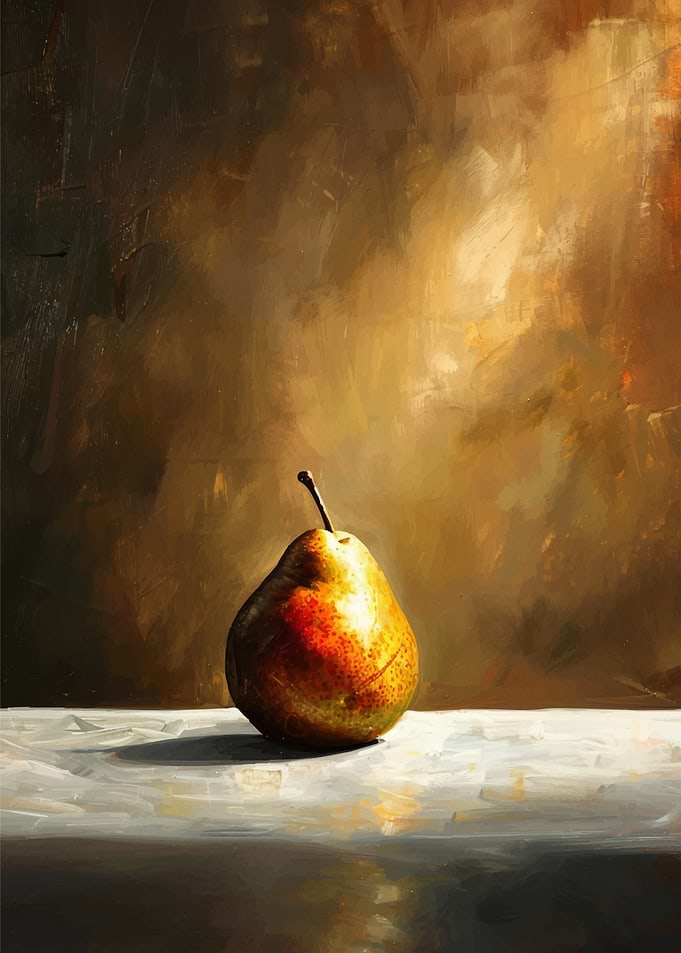 Pear Still Life Painting