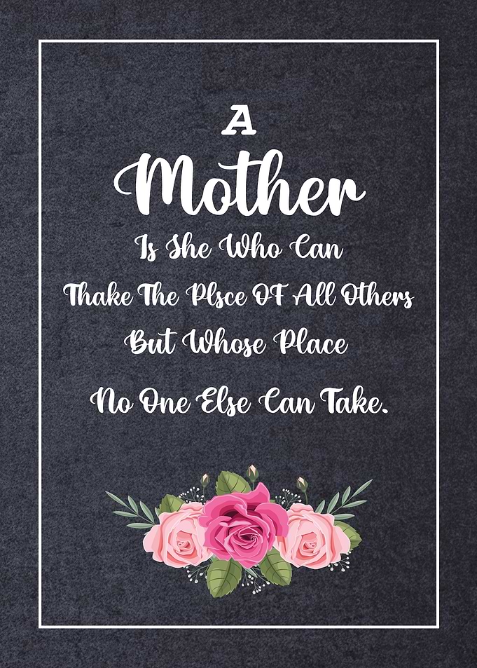 A Mother's Love Inspirational Quote