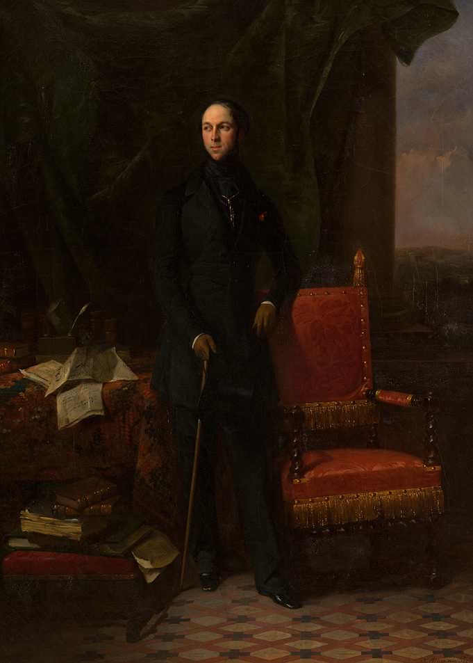 Portrait of a Man with Cane