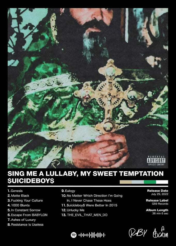 $uicideboy$ - Sing Me a Lullaby, My Sweet Temptation