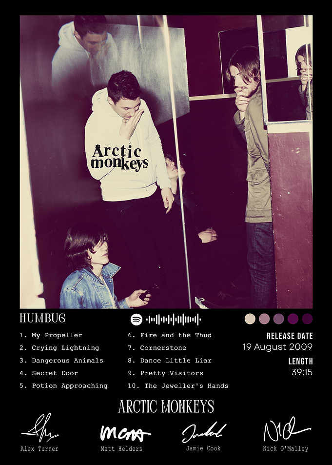 Arctic Monkeys Humbug Album Cover
