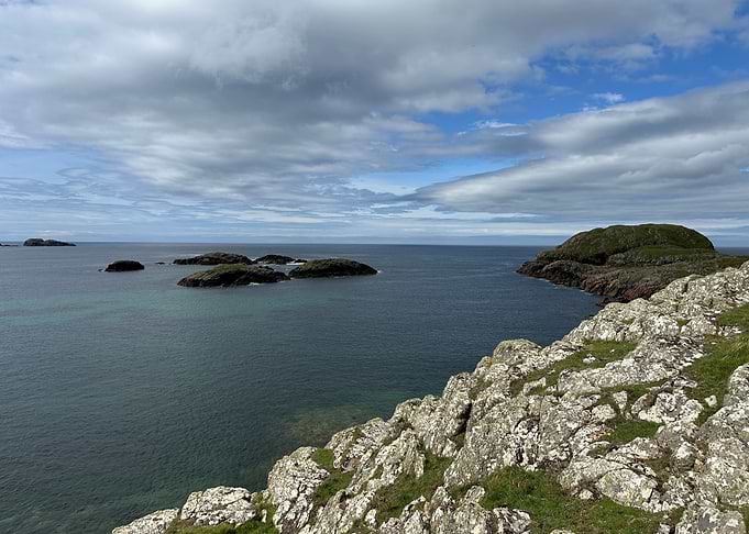 Coastal Landscape with Rocky Islands