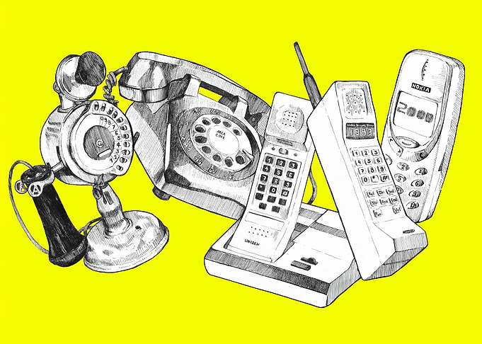 Evolution of the telephone