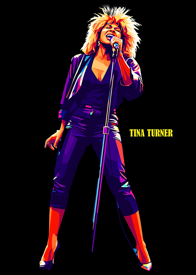 Tina Turner Pop Art Portrait