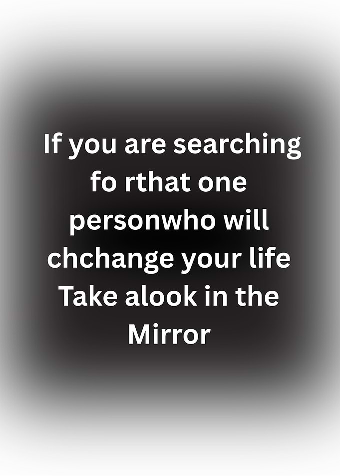 Inspirational Mirror Quote