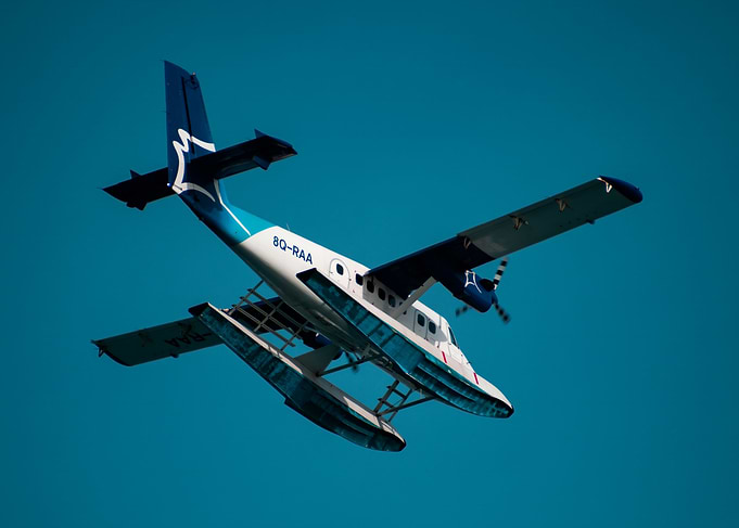 Seaplane in Flight