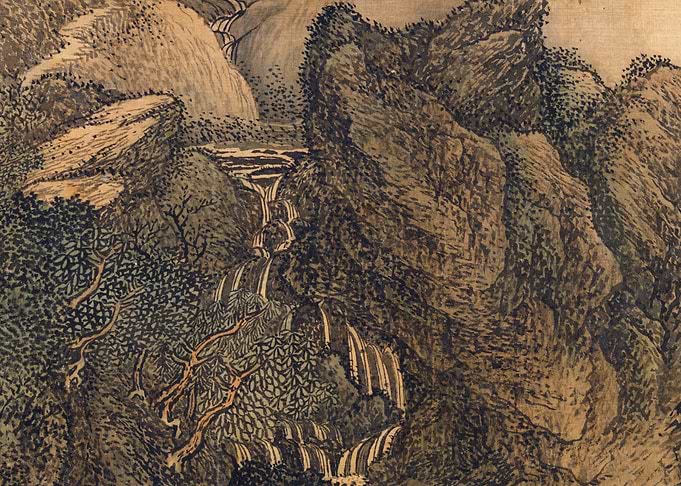 Chinese Mountains Landscape Painting Wang Hui
