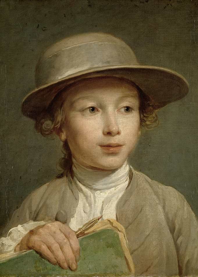 Portrait of a Boy with Hat