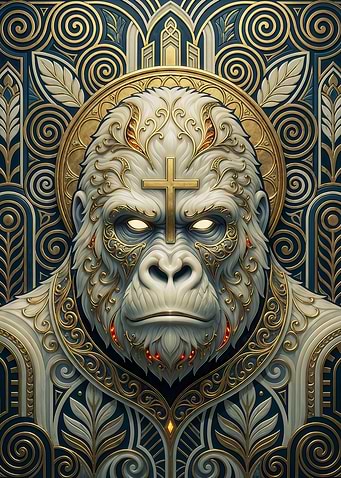 Sacred White Gorilla