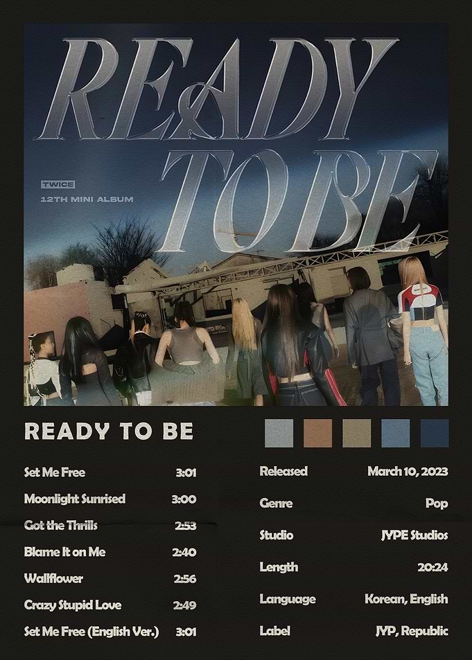 TWICE - READY TO BE Album Cover