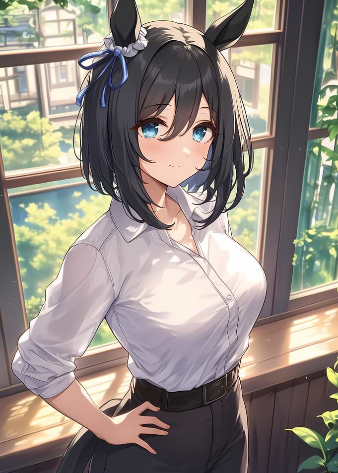 Eishin Flash Anime Girl Horse Ears