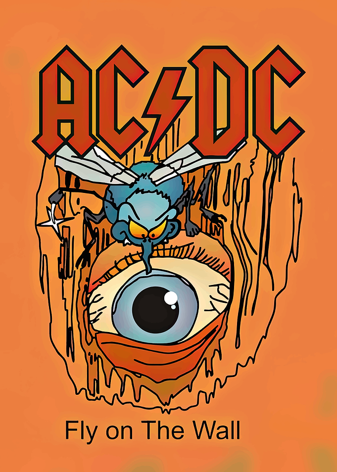 AC/DC Fly on the Wall Album Art