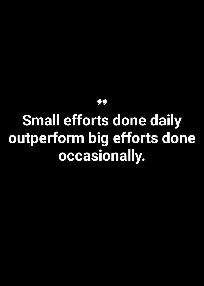 Motivational Quote on Black Background