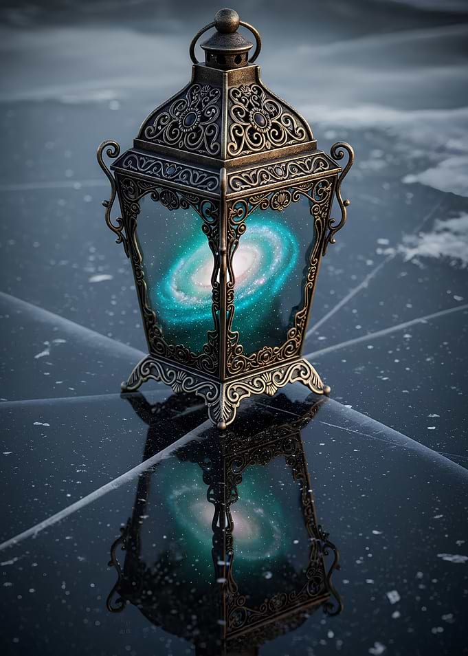 Galaxy in a Lantern