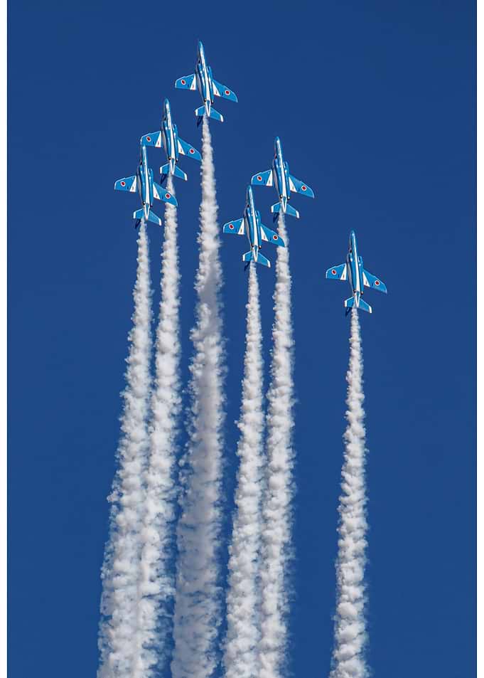 Aerobatic Planes with Smoke Trails