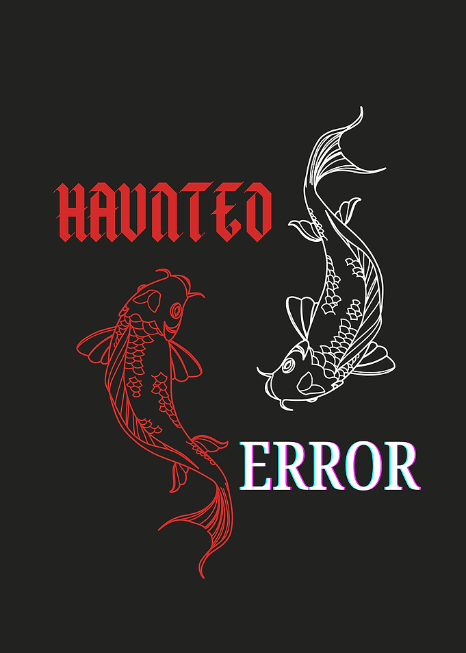 Haunted Error Koi Fish Graphic