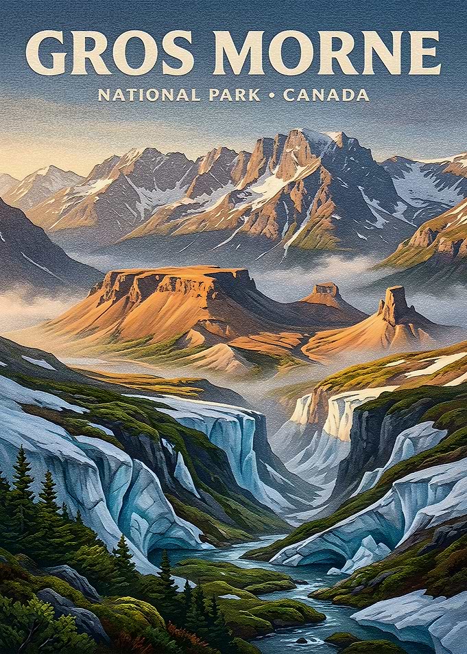 Gros Morne National Park Canada Poster