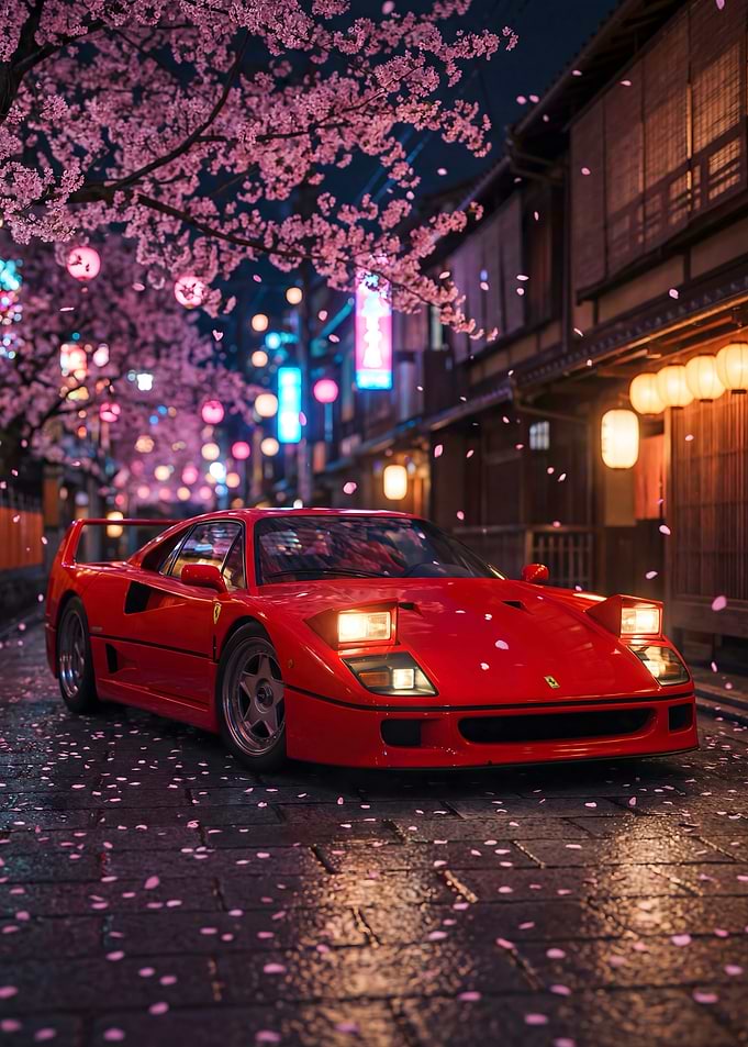 Ferrari F40 Night Cherry Blossom