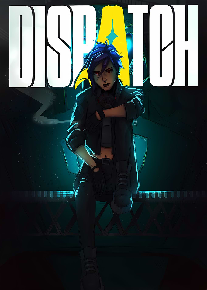 Dispatch Anime Character Digital Art