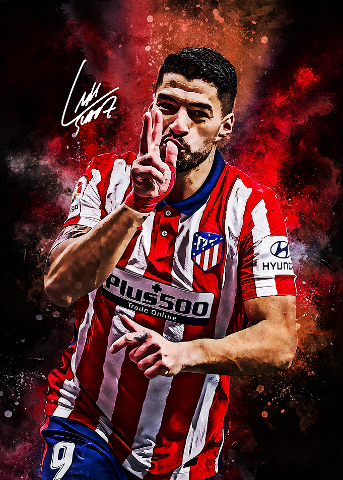 Luis Suarez Atletico Madrid Celebration