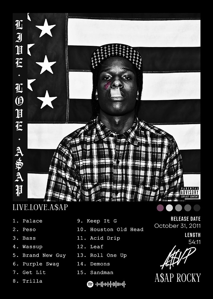 A$AP Rocky - LIVE.LOVE.A$AP Album Cover