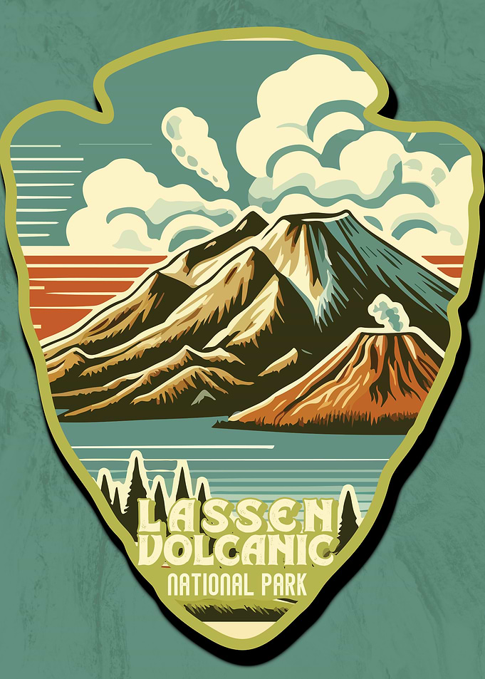 Vintage Lassen Volcanic National Park