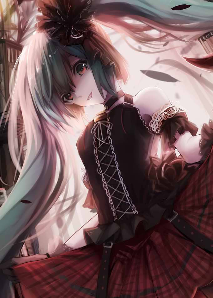 Girl in Gothic Lolita Dress