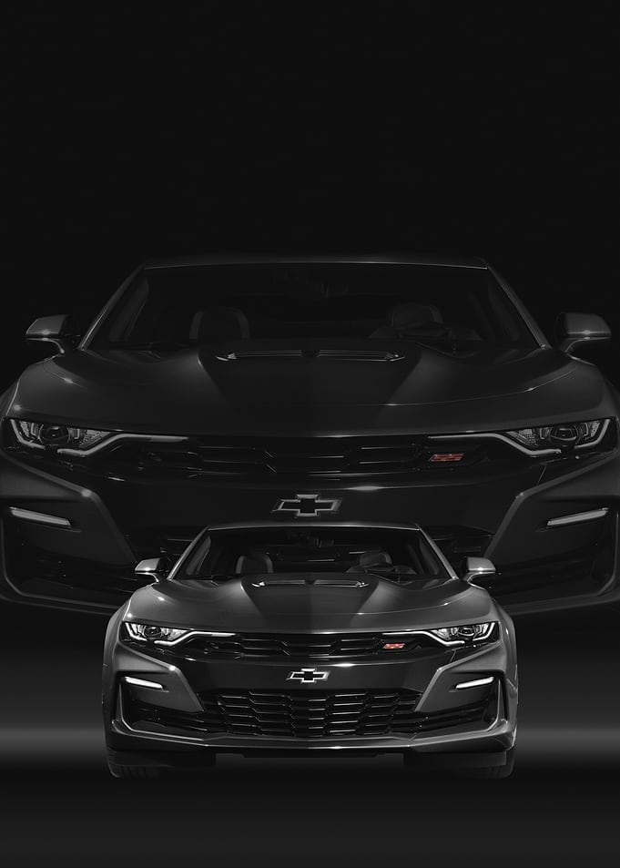 Black Chevrolet Camaro