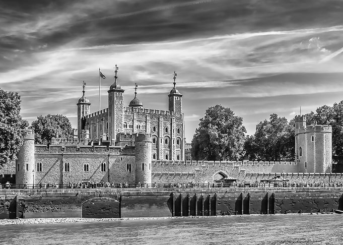 Monochrome Tower of London