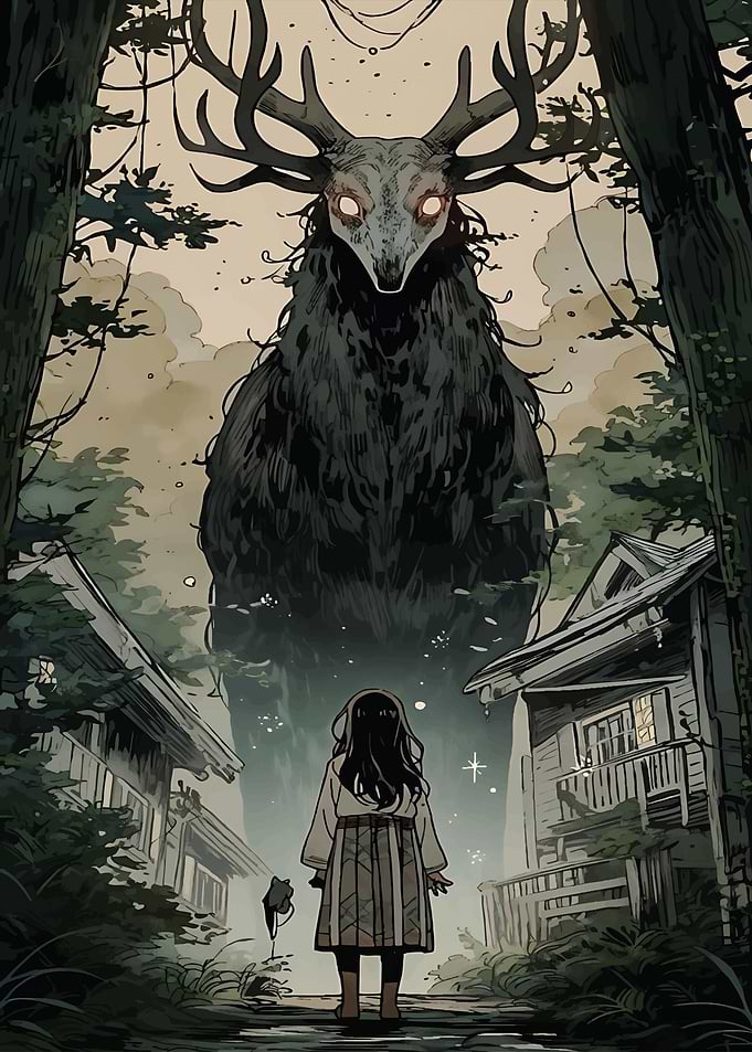 Girl and the Forest Spirit