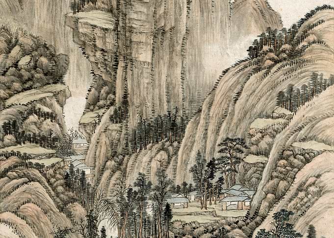 Chinese Nature Landscape Painting Wang Hui