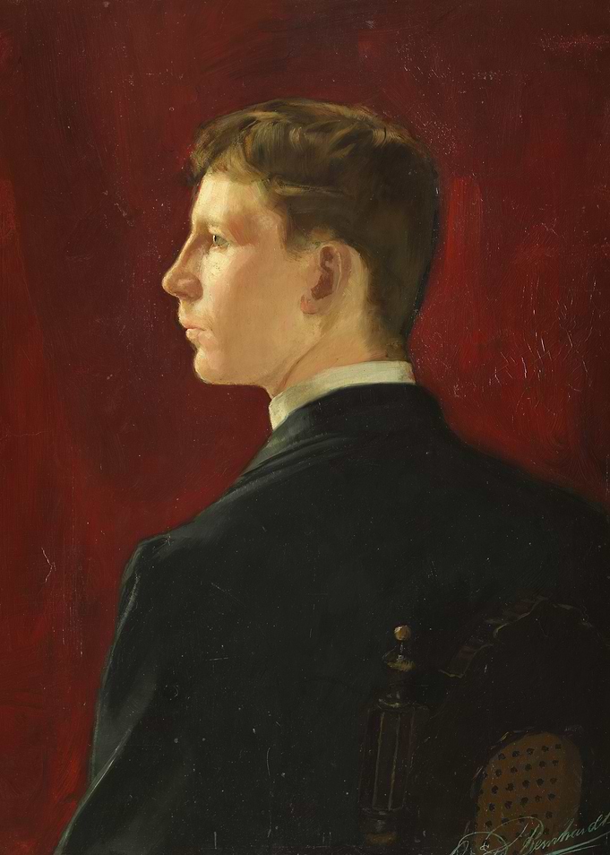 Portrait of a Young Man in Profile
