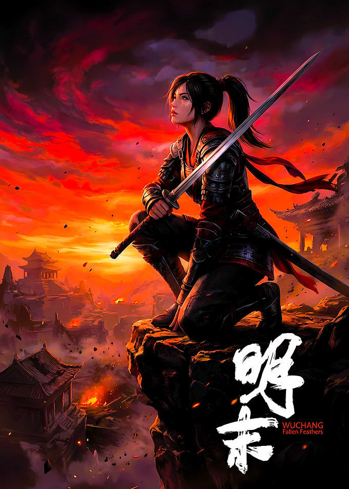 Wuchang: Fallen Feathers - Warrior on Cliff