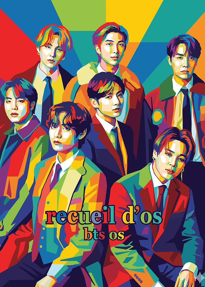 BTS Pop Art Portrait