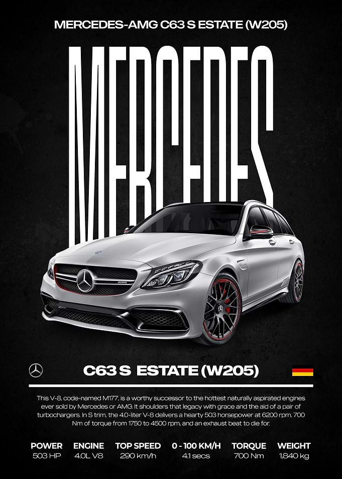 Mercedes-AMG C63 S Estate (W205)