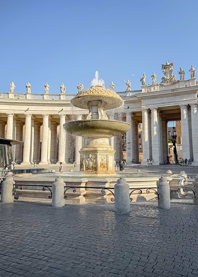 Fountain in St. Peter's Square, Vatican