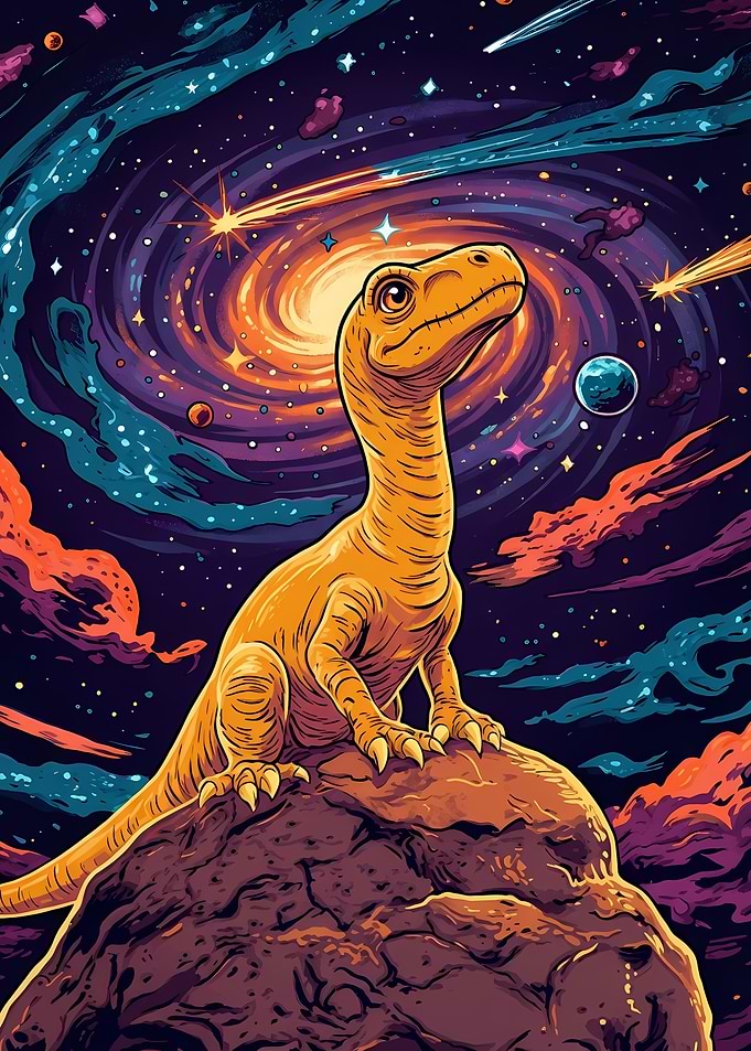 Dinosaur in Space