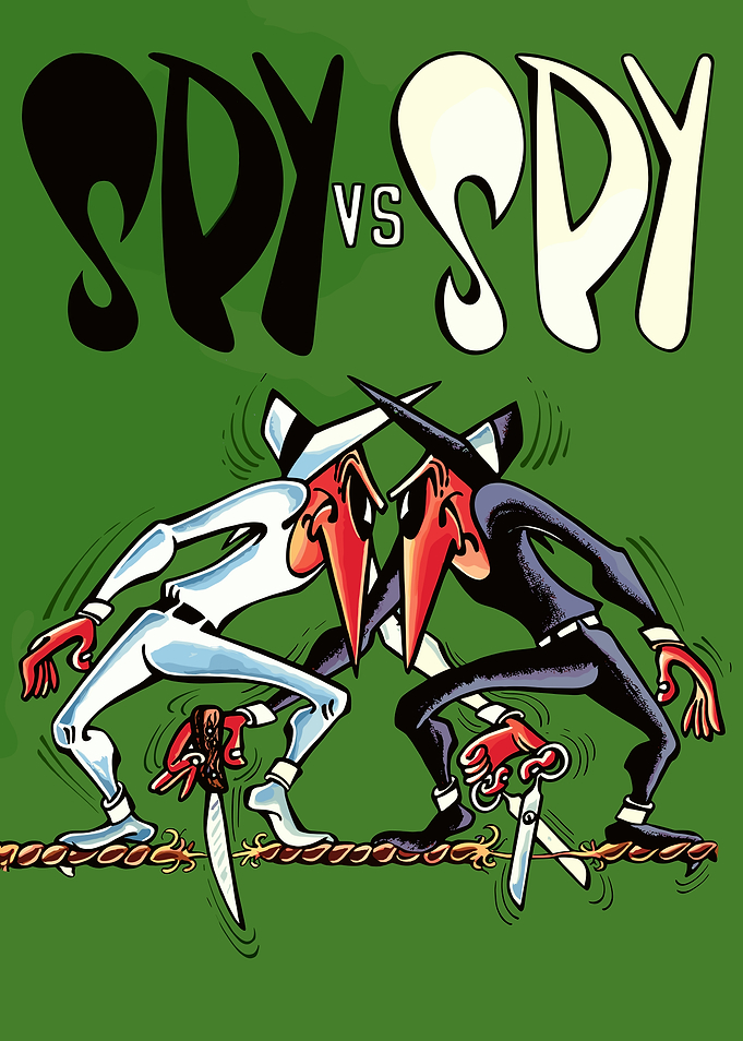 Spy vs Spy Comic Art