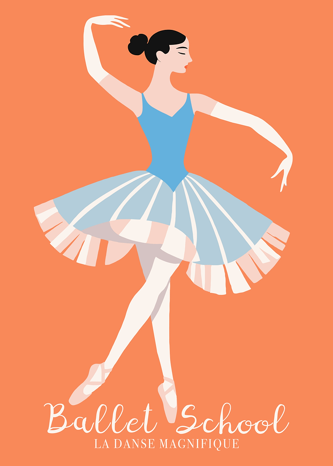 Ballet School Poster Art