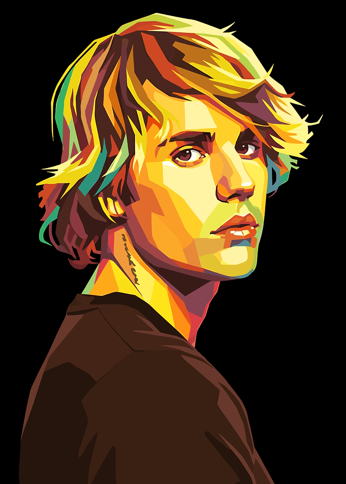 Justin Bieber Pop Art Portrait